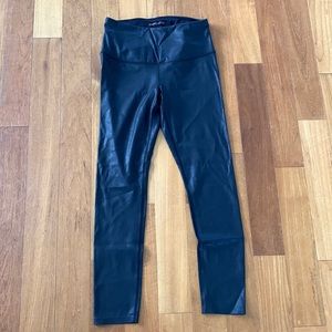 Calia by Carrie Underwood black faux leather leggings